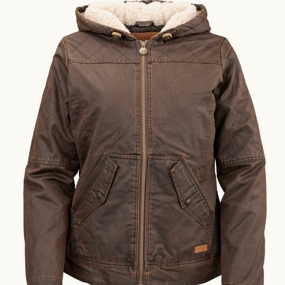 OUTBACK TRADING CO WOMEN’S HEIDI CANYONLAND JACKET SIZE LARGE IN BROWN - Picture 2 of 14